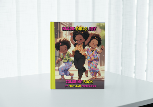 Black Girl Joy Colouring Book